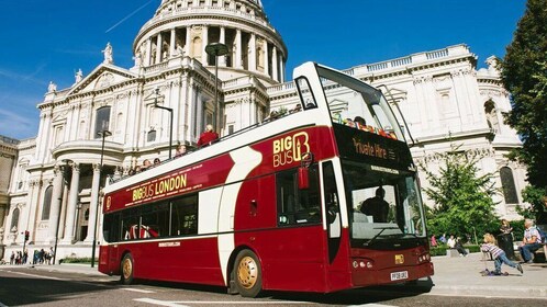 London Hop-On Hop-Off Open-Top Bus Tour & Thames River Cruise