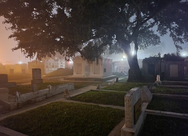 New Orleans: Cemetery Bus Tour At Dark with Exclusive Access