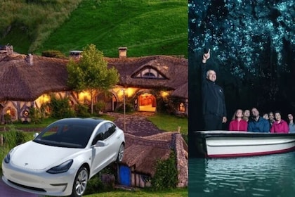 Hobbiton, Waitomo Caves, Blue Spring & Hamilton Garden Day trip